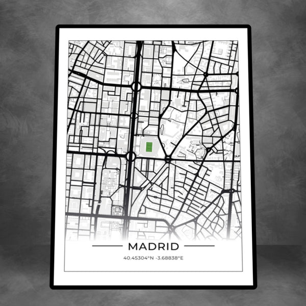 StadionKép™ Madrid – Santiago Bernabeu